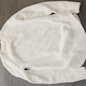 Pink Republic White Crewneck Sweater - Girls